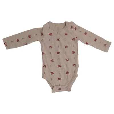 Body (Beige, Brun) fra Pippi Bomuld, Elastan, Polyester