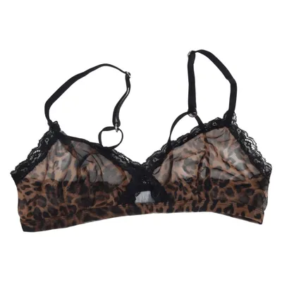 Bralette (Brown, Black) from Understatement Elastane, Polyamide