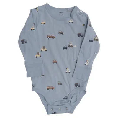 Body (Bleu, Multicolore) de Lindex Coton, Élasthane