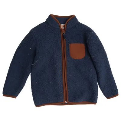 Fleece jacket (Blue, Brown) from KappAhl Polyester