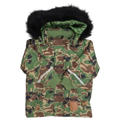 Parka (Vert, Marron, Noir) de Mini Rodini Polyester
