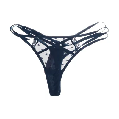 Stringtrusser (Blå) fra Hunkemöller Bomuld, Elastan, Polyamid