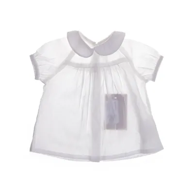 Short sleeve shirt (White) from Nicoli Cotton