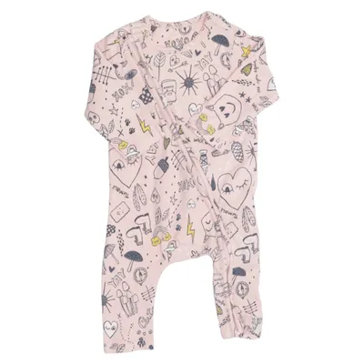 Rompers (Pink, Multicolored) from Xoxo Elastane, Organic cotton