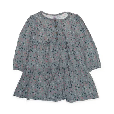 Klänning (Grön, Flerfärgad) från Topomini Elastan, Återvunnen polyester
