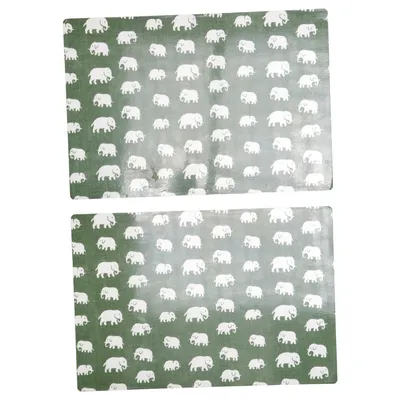 Placemat (Elefanter) from Svenskt Tenn