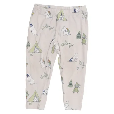 Leggings (Beige, Meerkleurig) van Moomin by Lindex Katoen, Elastaan