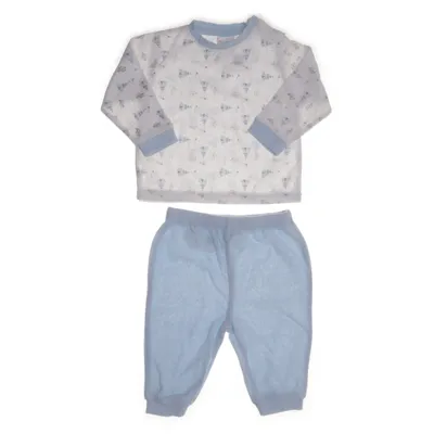 Pyjama (Blau, Weiß) von Impidimpi Baumwolle, Polyester