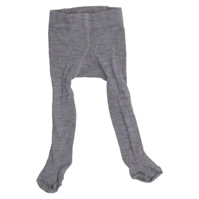 Tights (Gray) from Polarn O. Pyret Elastane, Polyamide, Wool