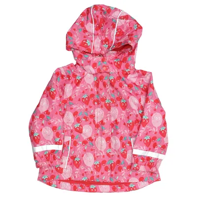 Regenjack (Roze, Rood, Meerkleurig) van Topomini Katoen, Polyester