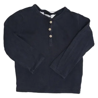 Henley shirt (Blue) from H&M Cotton