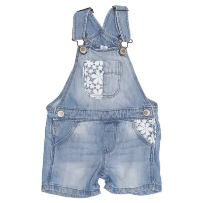 Korte tuinbroek (Blauw) van Dopo Dopo Baby Katoen