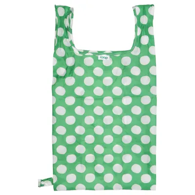 Tygpåse (Grön, Vit) från Coop Återvunnen polyester
