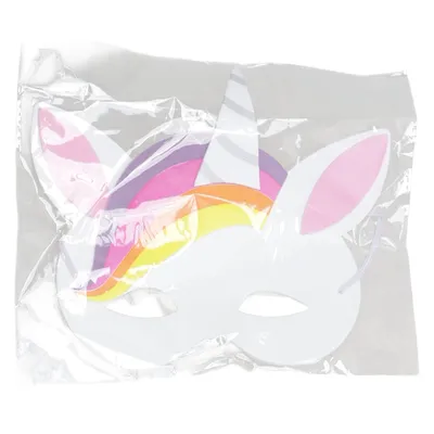 Maskeradmask (Vit, Flerfärgad) från Henbrandt