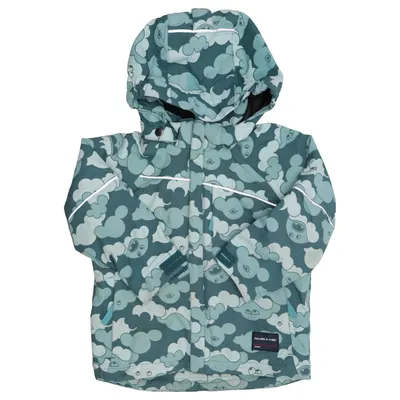 Allvädersjacka (Grön, Flerfärgad) från Polarn O. Pyret Polyamid, Polyester