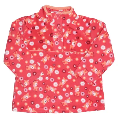 Fleece trui (Rood, Meerkleurig) van Ergee Polyester