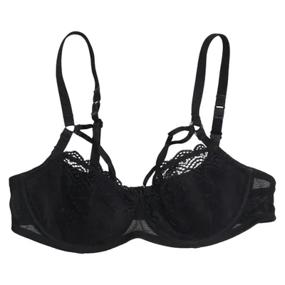 Bra (Black) from Britney Spears Elastane, Polyamide