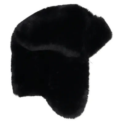 Trapperhatt (Svart) från Hatattack Bomull, Pälsimitation, Polyester
