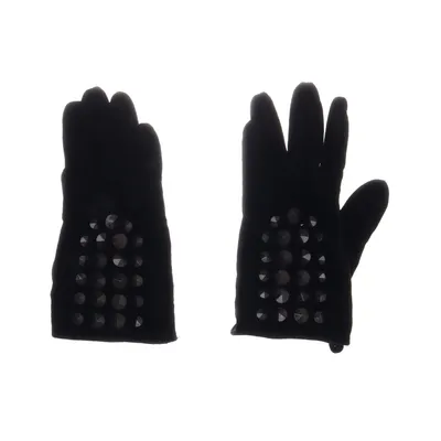 Gants (Noir) de H&M Daim, Polyester