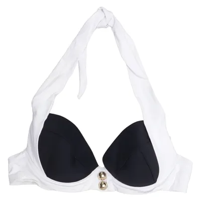 Haut de bikini (Noir, Blanc) de La Semaine Élasthane, Nylon
