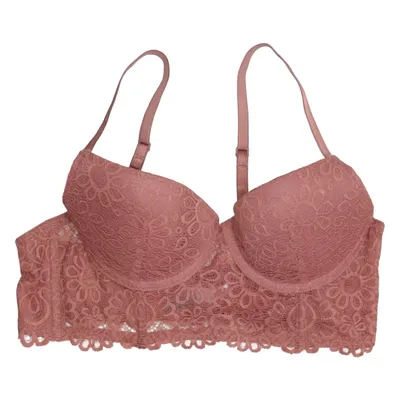 Bustier (Roze, Bruin) van NLY Lingerie Elastaan, Polyamide