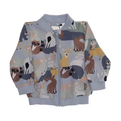 Cardigan (Blauw, Meerkleurig) van Polarn O. Pyret Katoen