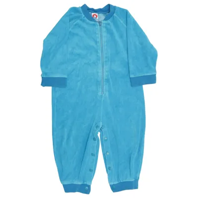 Barboteuse (Bleu) de Katvig Coton biologique, Polyester