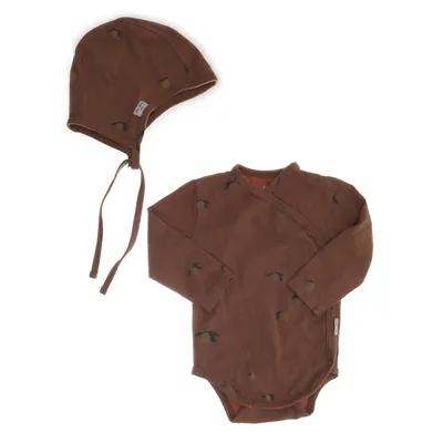 Set (Brun) från Konges Sløjd Elastan, Ekologisk bomull