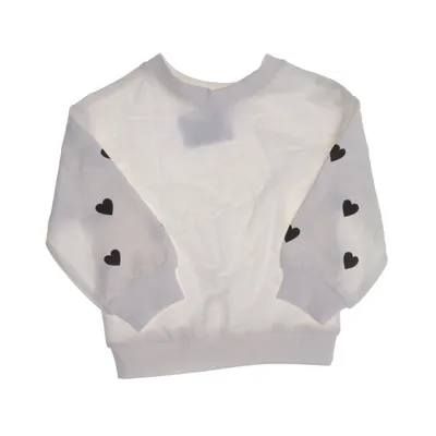 Collegetröja (Vit, Svart) från Zeeman Bomull