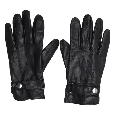 Läderhandskar (Svart) från Yorn Skinn, Polyester