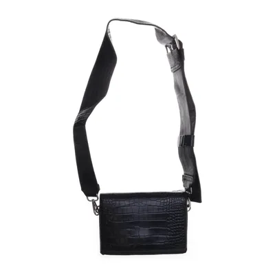 Shoulder-bag (Black) from Carin Wester Polyester, Polyurethane