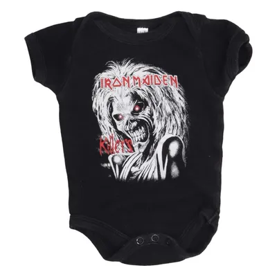 Romper (Zwart) van Iron Maiden Katoen