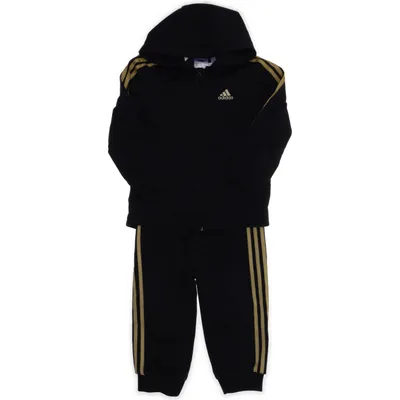 Träningsset (Svart, Guldfärgad) från Adidas Återvunnen polyester