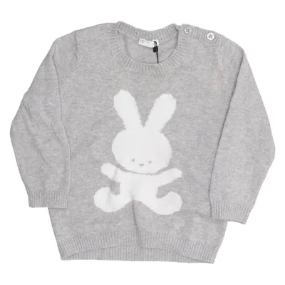 Tröja (Grå, Vit) från Benetton Baby Bomull, Polyester