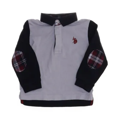 Rugbytröja (Blå, Vit) från U.S. Polo Assn. Bomull