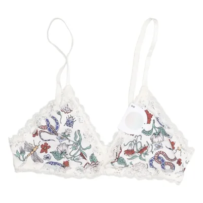 Bralette (Wit, Meerkleurig) van Monki Elastaan, Polyamide