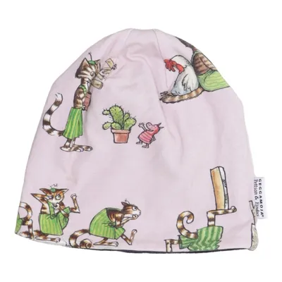 Beaniehue (Pink, Flerfarvet) fra Geggamoja