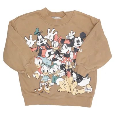 Sweatshirt (Beige, Multicolore) de H&M Coton, Polyester