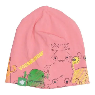 Bonnet (Rose, Multicolore) de Vossatassar Coton, Élasthane
