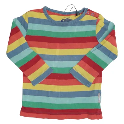 T-shirt à manches longues (Bleu, Rouge, Vert, Jaune, Multicolore) de Frugi Coton biologique