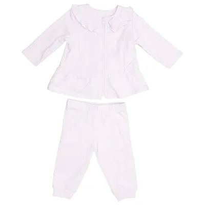 Set (Roze) van Tutto Piccolo Katoen, Elastaan