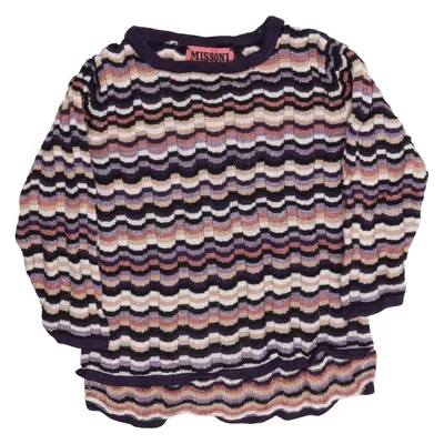 Strickpullover (Lila, Beige, Schwarz) von Missoni Lindex Viskose