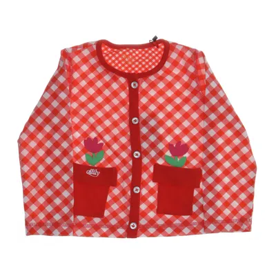 Cardigan (Red) from Oilily Organic cotton, Elastane