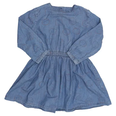Denim jurk (Blauw) van Filou & Friends Katoen