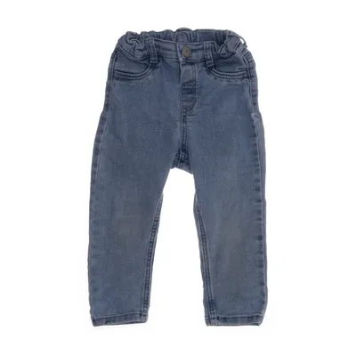 Broek (Blauw) van H&M Katoen, Polyester, Elastaan