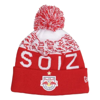 Bobble hat (Red, White) from New Era Acrylic