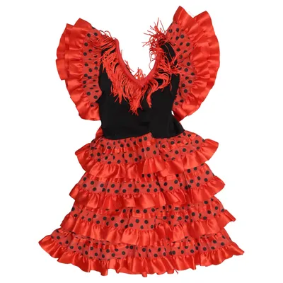 Déguisement (Rouge, Noir) de L&F Coton, Polyamide, Polyester