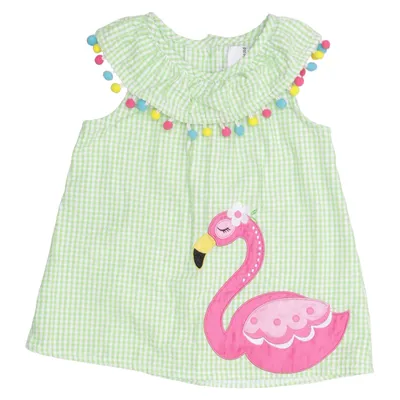 Robe (Vert, Blanc, Multicolore) de Rare Editions Coton, Polyester