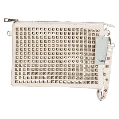 Shoulder-bag (Beige) from Oxygene Cotton, Polyester, Polyurethane