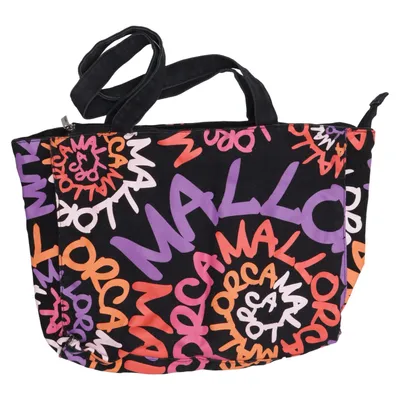 Canvas bag (Black, Multicolored) from Robin Ruth Cotton